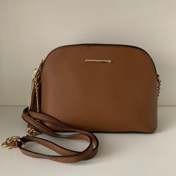 Brown Faux Leather Purse - Picture 1 of 2